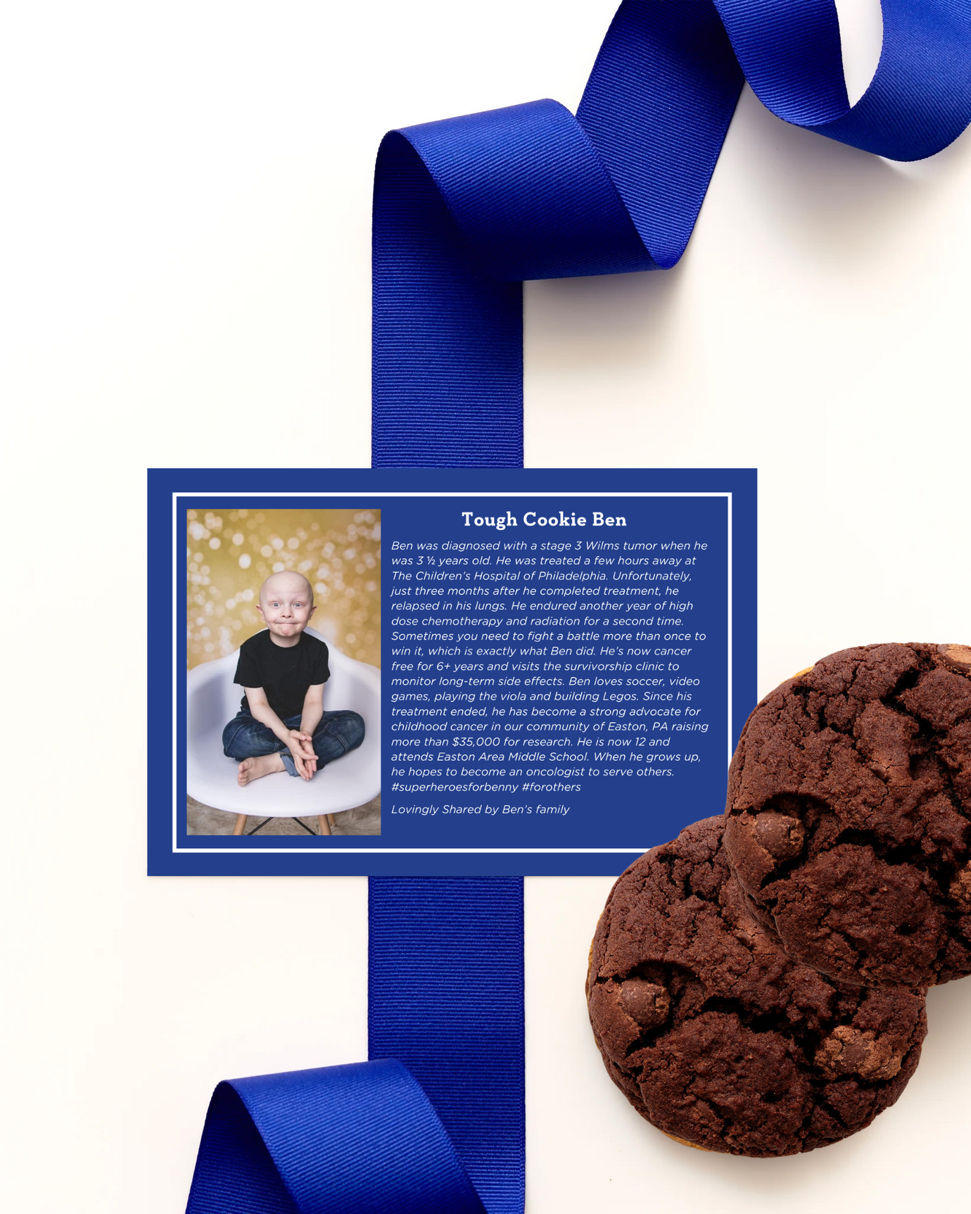 Ben’s Superhero Fuel Triple Chocolate Chunk Cookies
