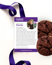 Load image into Gallery viewer, Dante the Destroyer&#39;s Delicious Delicacies Triple Chocolate Chunk Cookies
