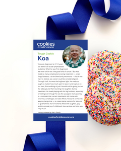 Koa’s Bright Light Rainbow Sprinkle Cookie