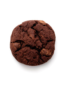 triple chocolate chunk cookie