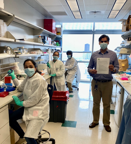 $100,000 Cookies for Kid’s Cancer Grant Recipient Dr. Robin Parihar, of Texas Children’s Cancer Center/Baylor College of Medicine